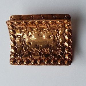 Vintage Mid-Century Gret Barkin Copper Brooch